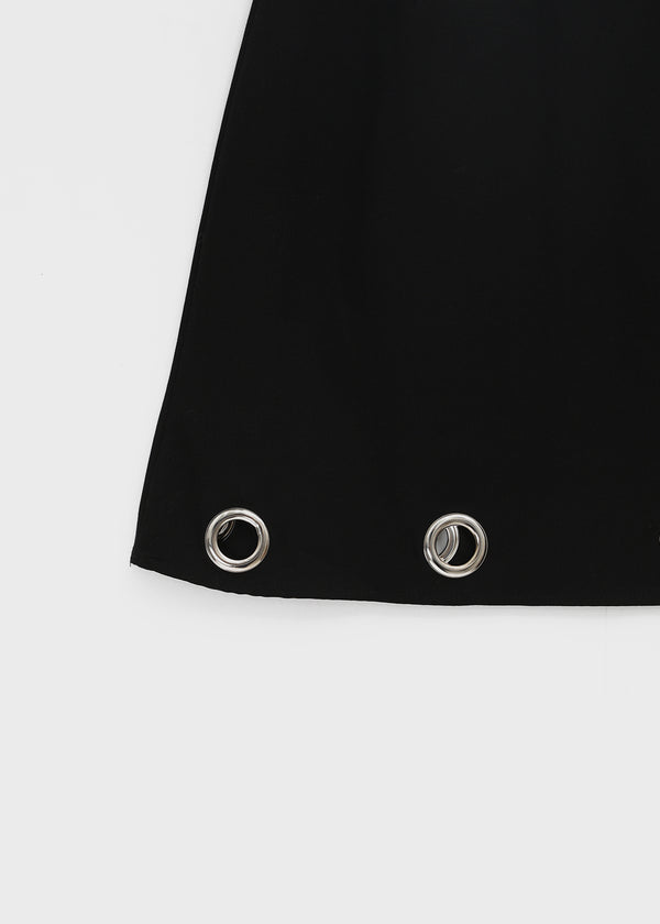 Hebre Eyelet Midi Skirt