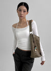 Gentoo Vintage Leather Keychain Shoulder Bag