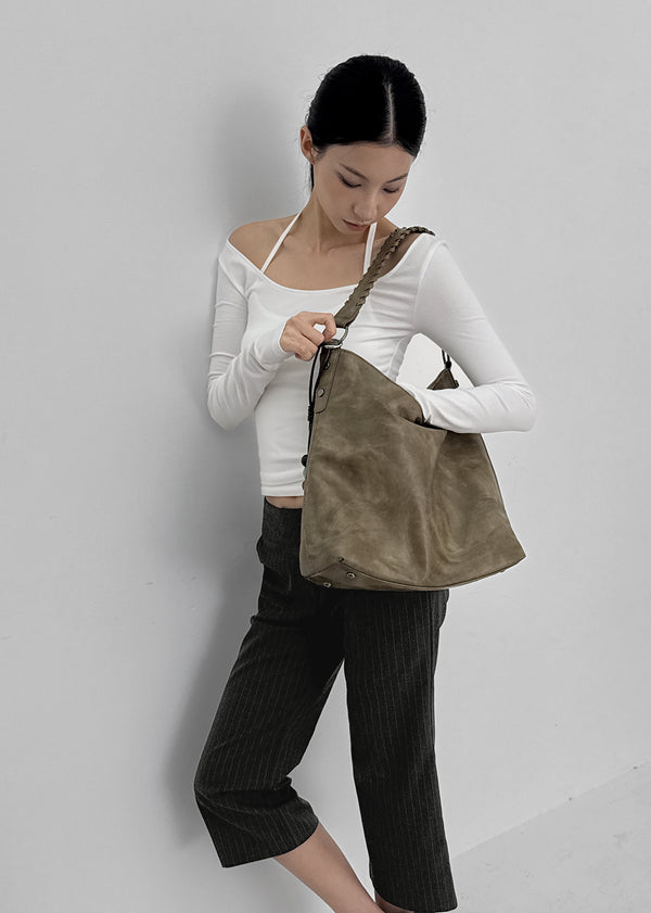 Gentoo Vintage Leather Keychain Shoulder Bag