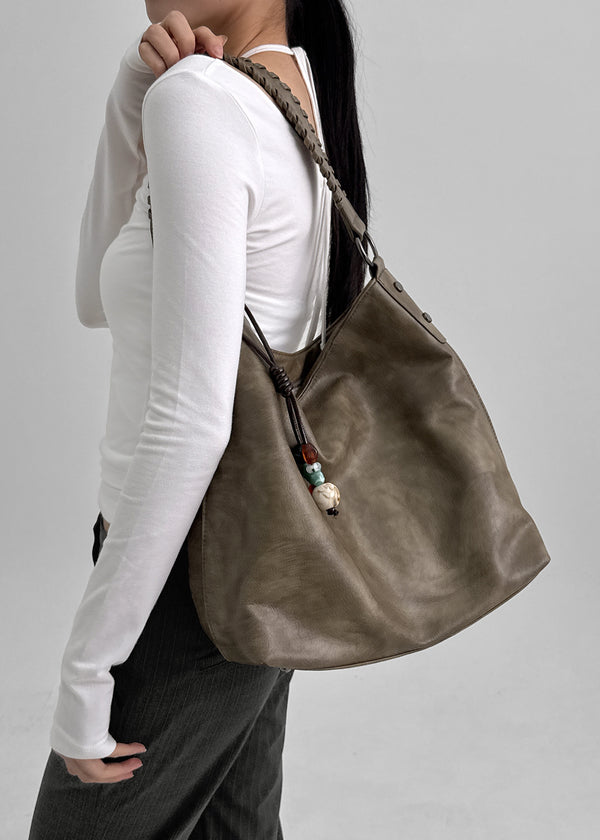 Gentoo Vintage Leather Keychain Shoulder Bag
