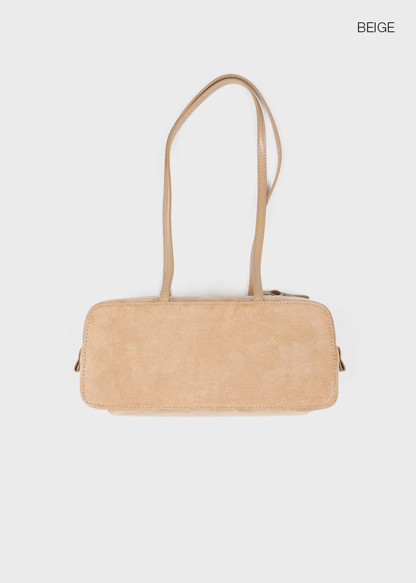 Hartel Suede Square Shoulder Bag