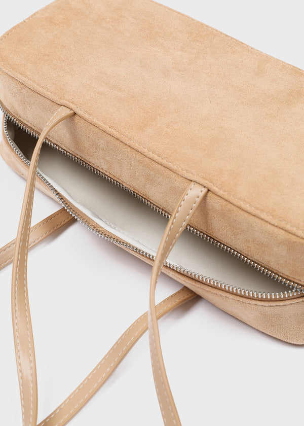 Hartel Suede Square Shoulder Bag