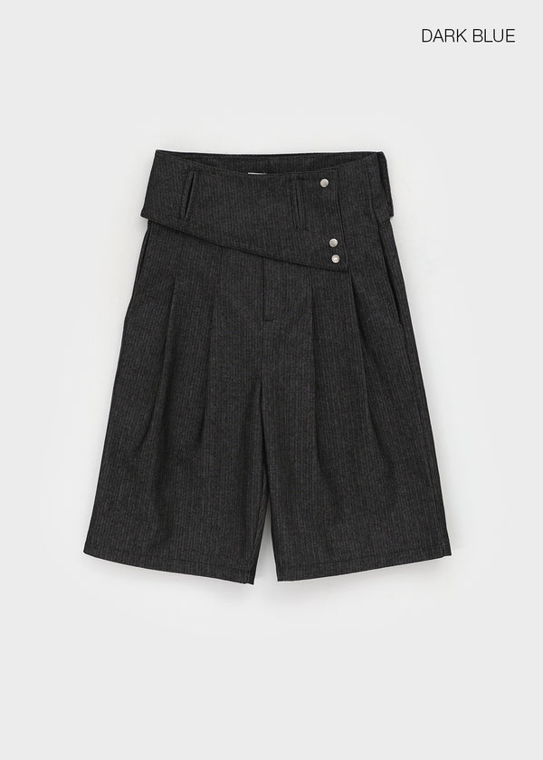 Venti Layered Bermuda Pants