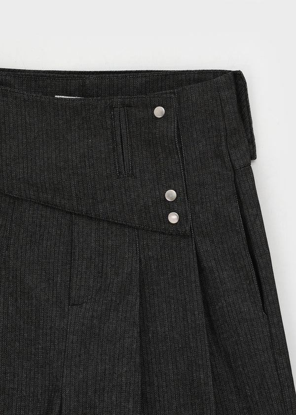 Venti Layered Bermuda Pants