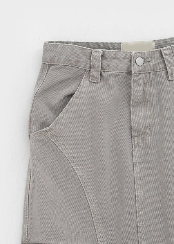 Wino Vintage Cargo Long Skirt (belt Set)