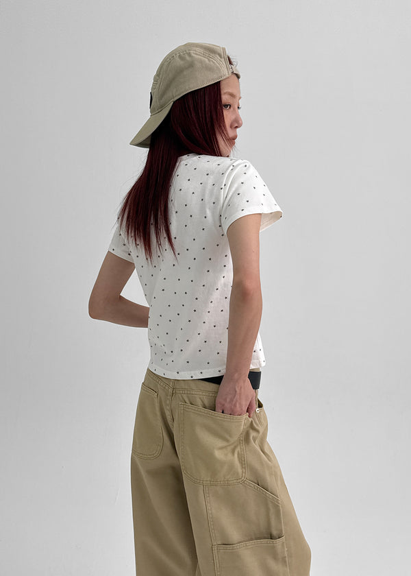 Stia Star Round Short Sleeve T-shirt