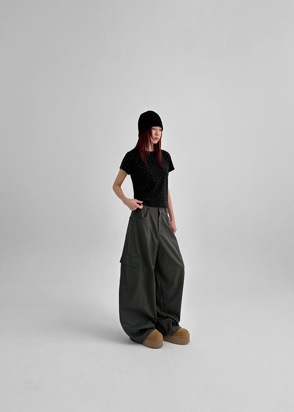 Rankin Back Banding Wide Cargo Pants