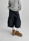 Roaka Ribbon Banding Bermuda Pants