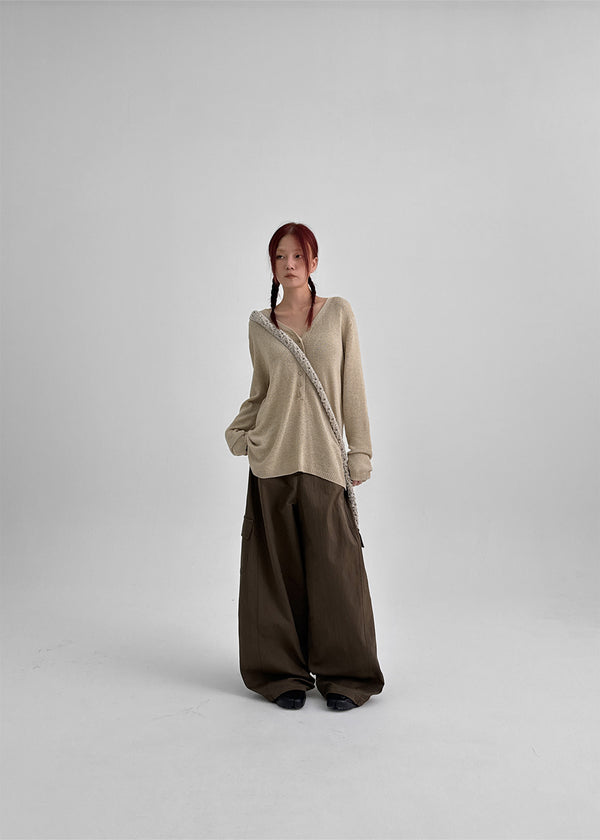 Rankin Back Banding Wide Cargo Pants