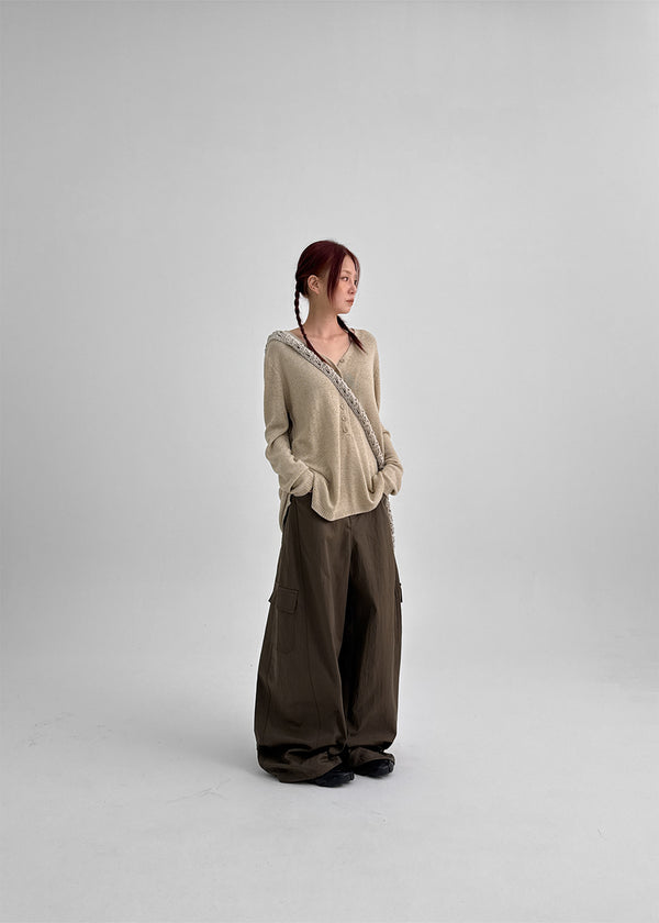 Rankin Back Banding Wide Cargo Pants