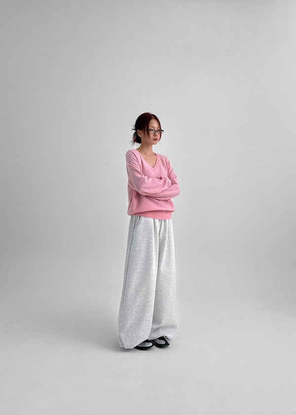 Hael cut balloon banding pants