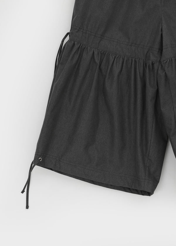 Roaka Ribbon Banding Bermuda Pants