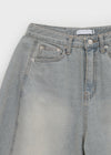 Jerrole Washing Cut Balloon Denim Pants