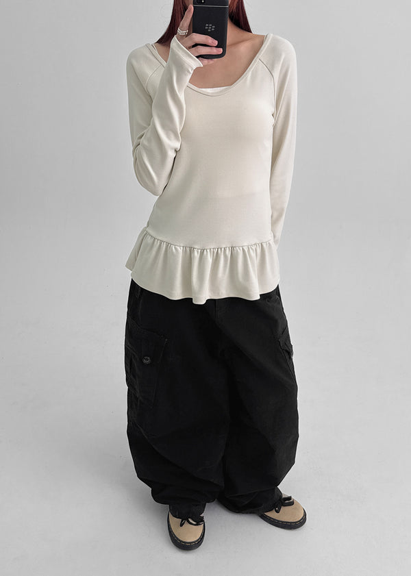 Kalti Two-way Cargo Wide Cargo Pants