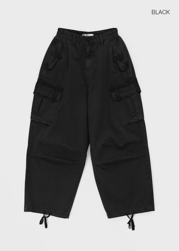 Kalti Two-way Cargo Wide Cargo Pants