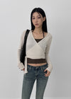 Rekina Hooded Wrap Cardigan