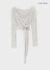 Rekina Hooded Wrap Cardigan