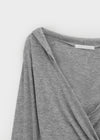 Rekina Hooded Wrap Cardigan