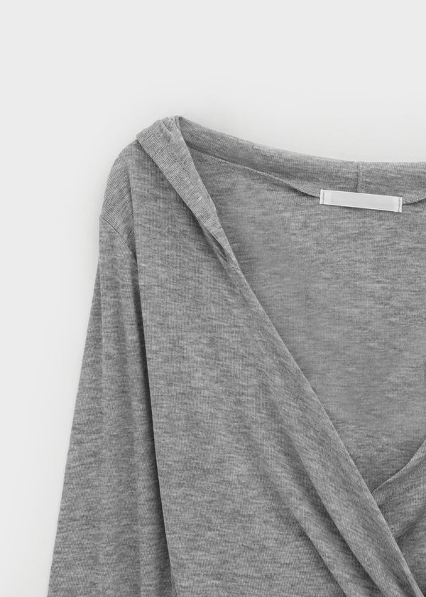 Rekina Hooded Wrap Cardigan