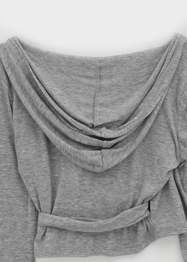 Rekina Hooded Wrap Cardigan