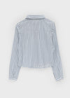 Shanto Semi-crop Striped Shirt