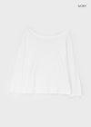 Otl Basic Off-shoulder Long Sleeve T-shirt