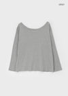 Otl Basic Off-shoulder Long Sleeve T-shirt