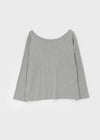 Otl Basic Off-shoulder Long Sleeve T-shirt