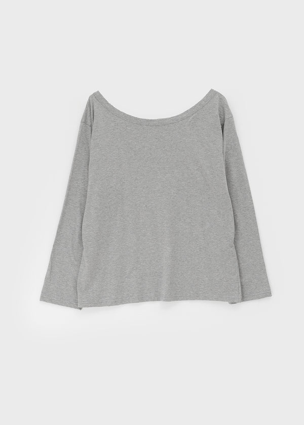 Otl Basic Off-shoulder Long Sleeve T-shirt