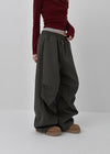 (UNISEX) Cedillo Pintuck Two-way Banding Pants