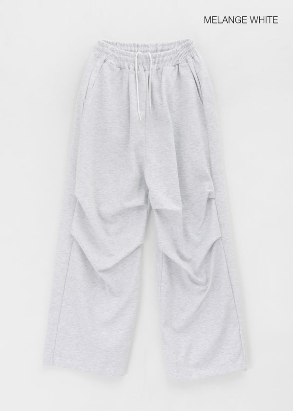 (UNISEX) Cedillo Pintuck Two-way Banding Pants