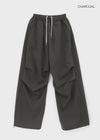 (UNISEX) Cedillo Pintuck Two-way Banding Pants