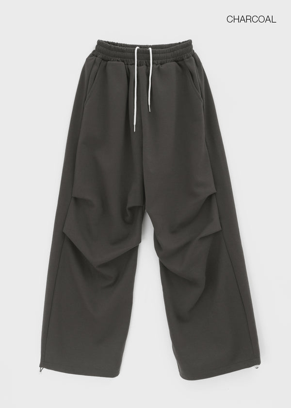 (UNISEX) Cedillo Pintuck Two-way Banding Pants