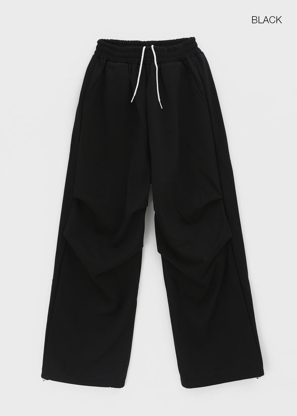 (UNISEX) Cedillo Pintuck Two-way Banding Pants
