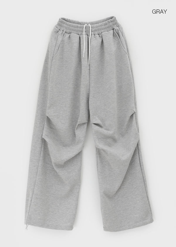 (UNISEX) Cedillo Pintuck Two-way Banding Pants