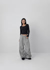 (UNISEX) Cedillo Pintuck Two-way Banding Pants