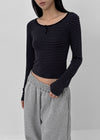 (UNISEX) Cedillo Pintuck Two-way Banding Pants