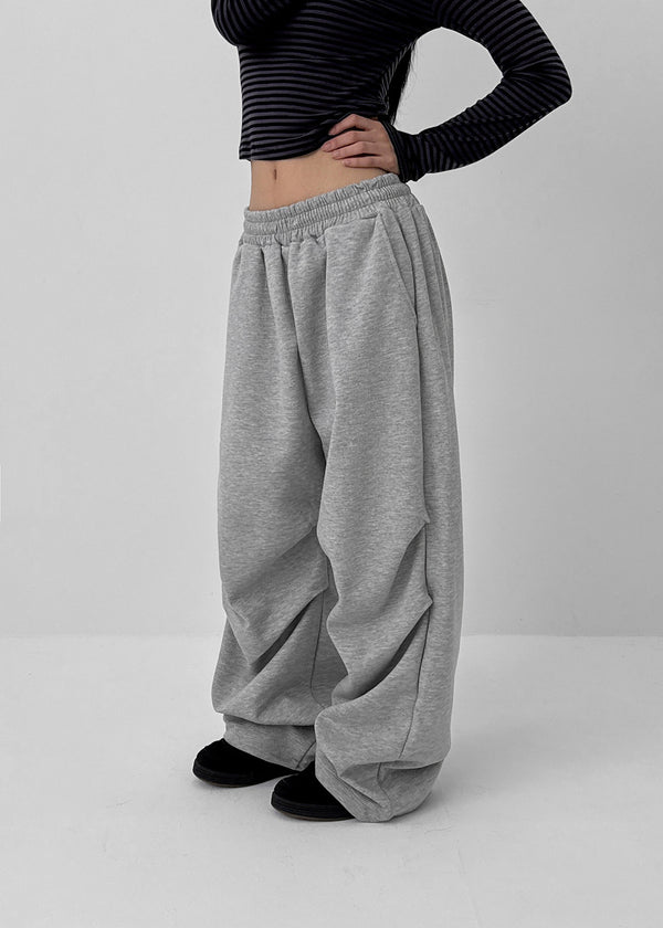 (UNISEX) Cedillo Pintuck Two-way Banding Pants