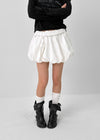 Ronken Roll-up Banding Balloon Mini Skirt Pants