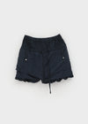 Ronken Roll-up Banding Balloon Mini Skirt Pants