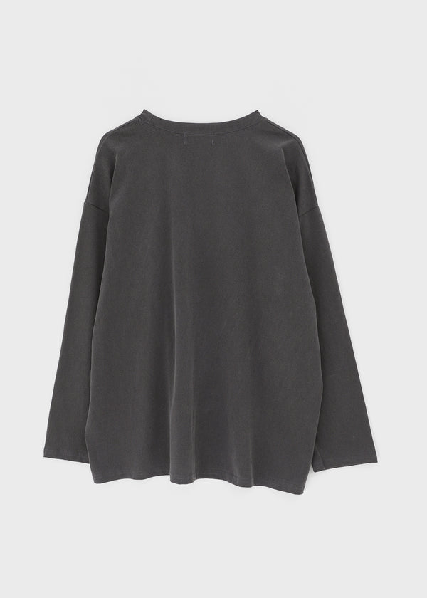 Conson Pigment Lettering Long Sleeve T-shirt