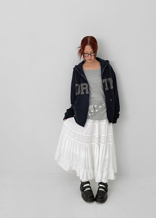 Jegle Basic Loose Fit Long Sleeve T-shirt