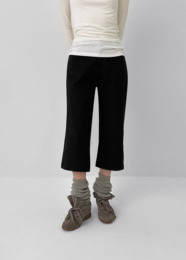 Troman Cotton Capri Pants
