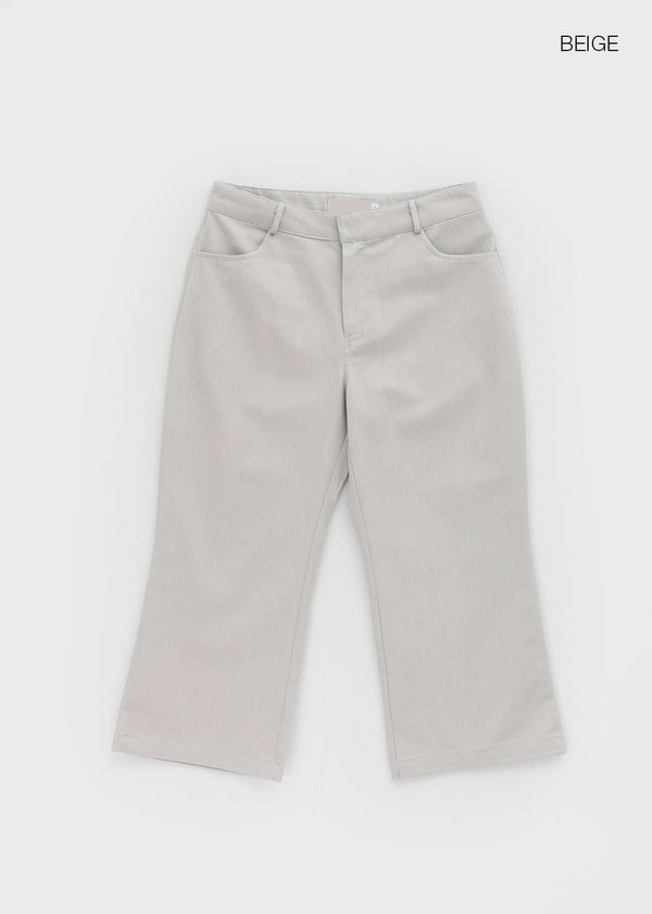 Troman Cotton Capri Pants