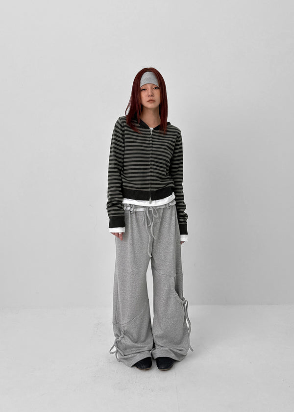 Warnang Strap Cargo Roll-up Training Pants