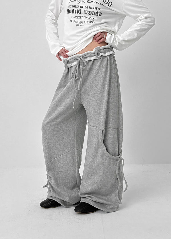 Warnang Strap Cargo Roll-up Training Pants