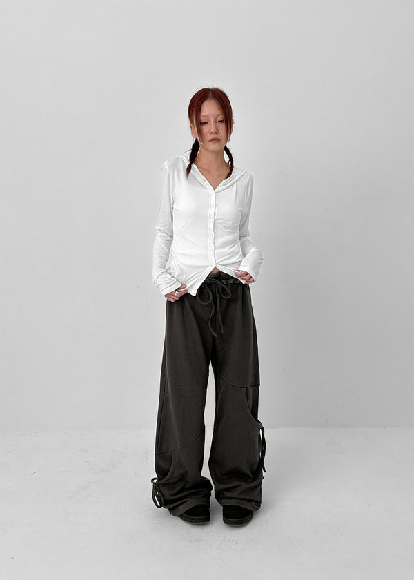 Warnang Strap Cargo Roll-up Training Pants