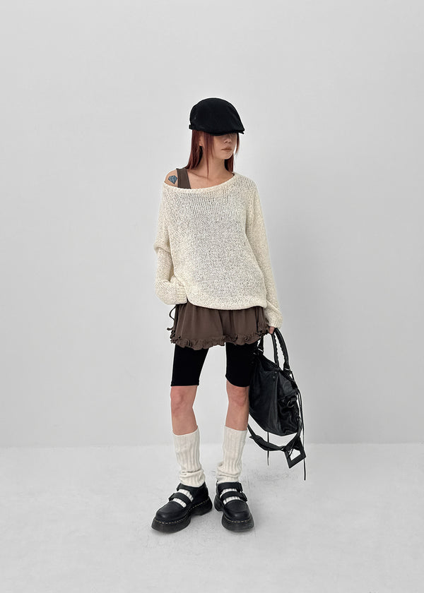 Kamiren Set - Boatneck Knit, Belt