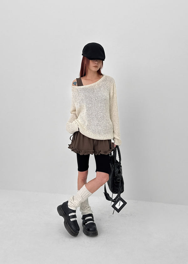 Kamiren Set - Boatneck Knit, Belt