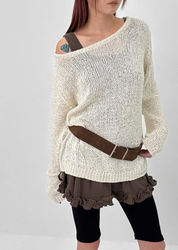 Kamiren Set - Boatneck Knit, Belt